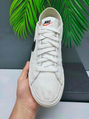 Nike Court Legacy Canvas 'White Black'