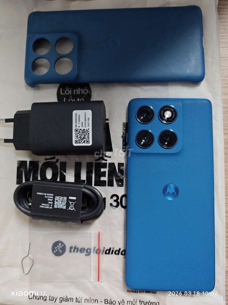 Motorola Edge 60 Fusion Xanh TGDD BH 4/2027. Mua bán Điện thoại tại Quận Bình Tân Tp Hồ Chí Minh được đăng bởi Thảo Phan hình 1