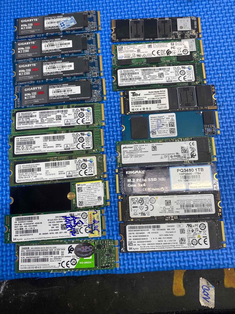 ssd nvme 1tb 512gb 256gb đủ loại