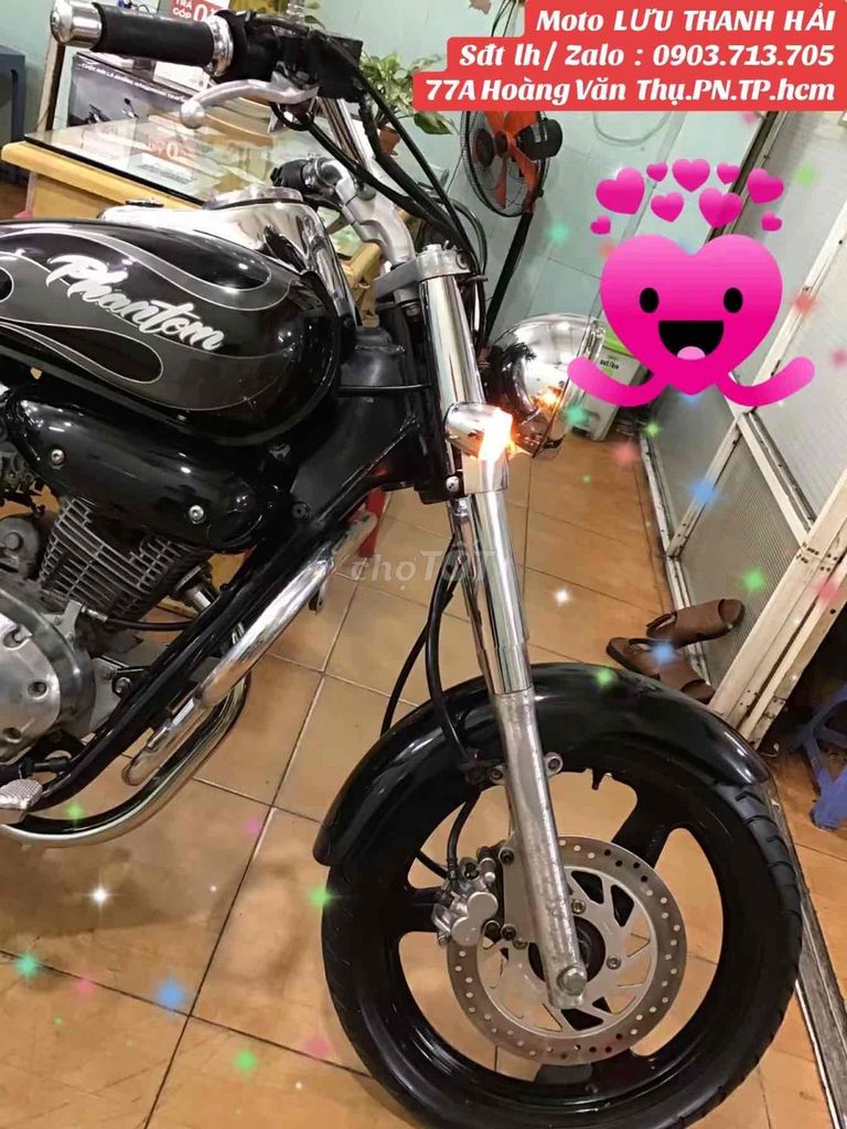 PHANTOM 200.HONDA NHẬT.SX 2008.ODO 10K.MÁY MÓC ZIN. Mua bán Xe máy tại Quận Phú Nhuận Tp Hồ Chí Minh được đăng bởi MOTO LUU THANH HAI  77A hình 6