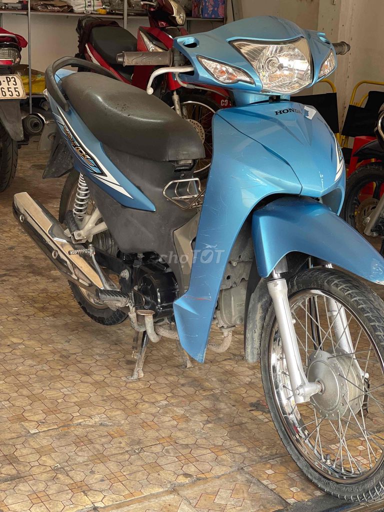Honda Wave A 2018 синий, полуавтомат
