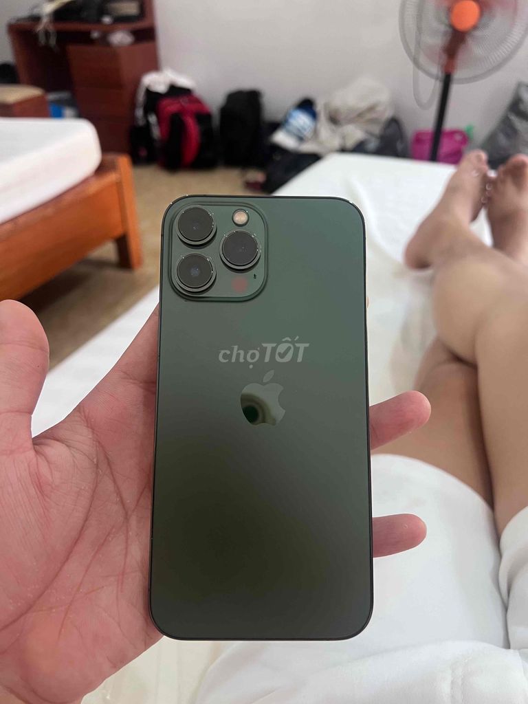 Apple iPhone 13 Pro Max 128GB Xanh. Mua bán Điện thoại tại Huyện Châu Thành An Giang được đăng bởi Thenk Barber hình 1