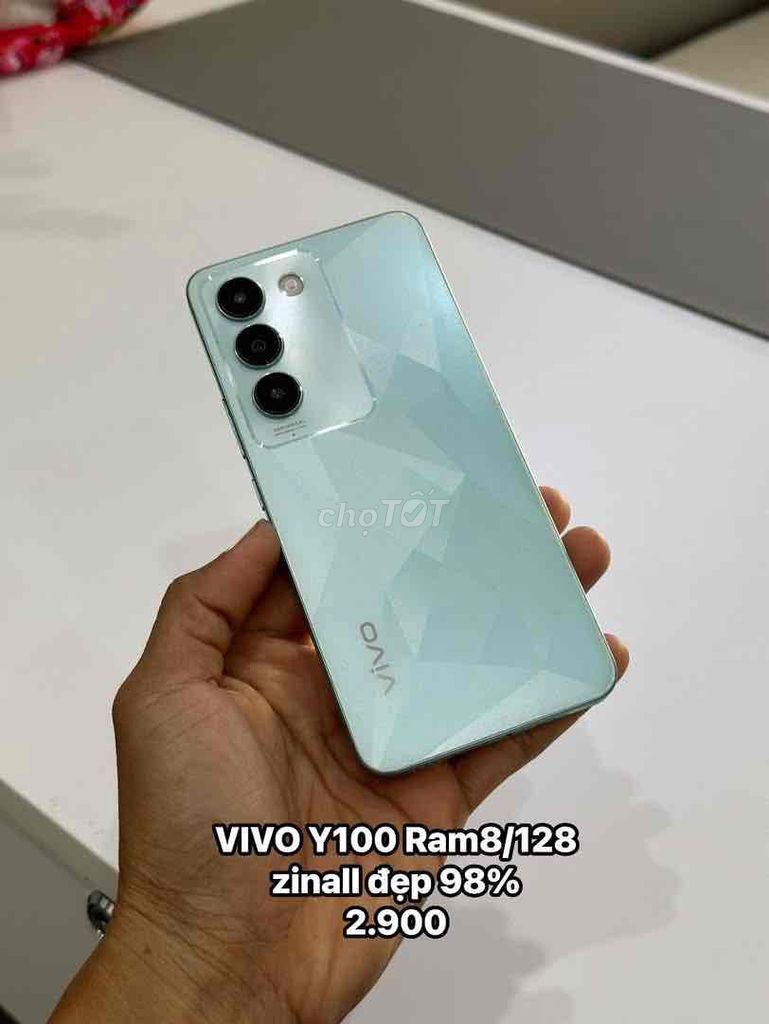 Vivo Y100 8GB/128GB Xanh ngọc. Mua bán Điện thoại tại Thành phố Cà Mau Cà Mau được đăng bởi Thanh phong  hình 1