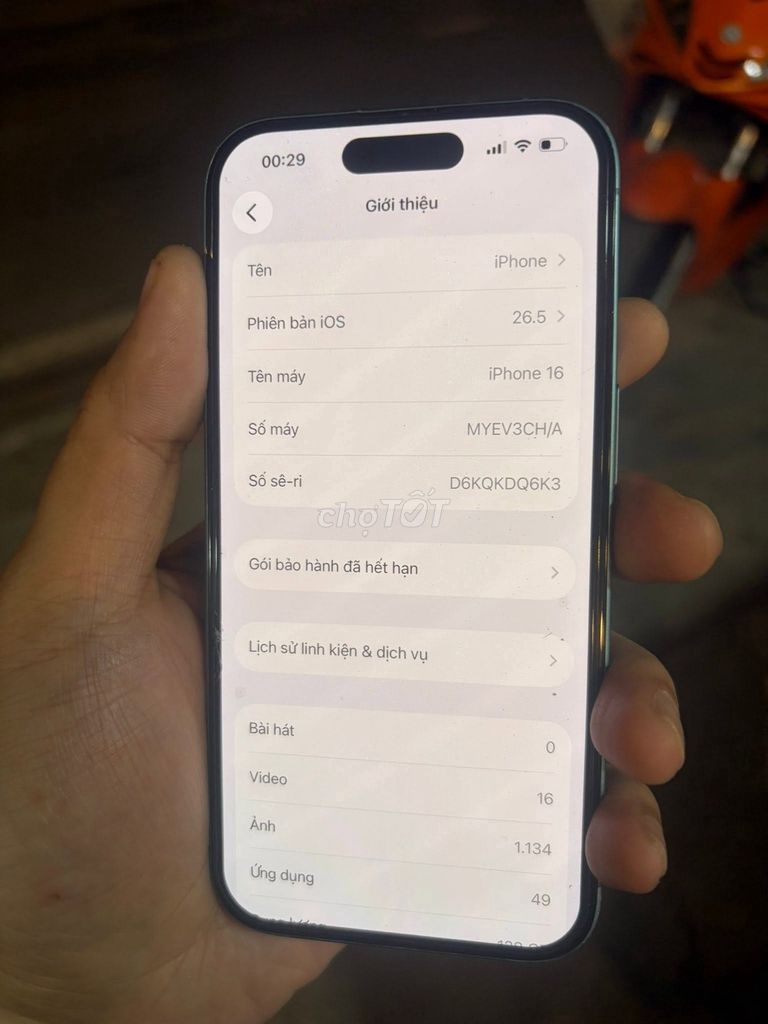 Apple iPhone 16 Xanh Đã sử dụng. Mua bán Điện thoại tại Quận 8 Tp Hồ Chí Minh được đăng bởi Hội Đồ Điện Tử hình 1