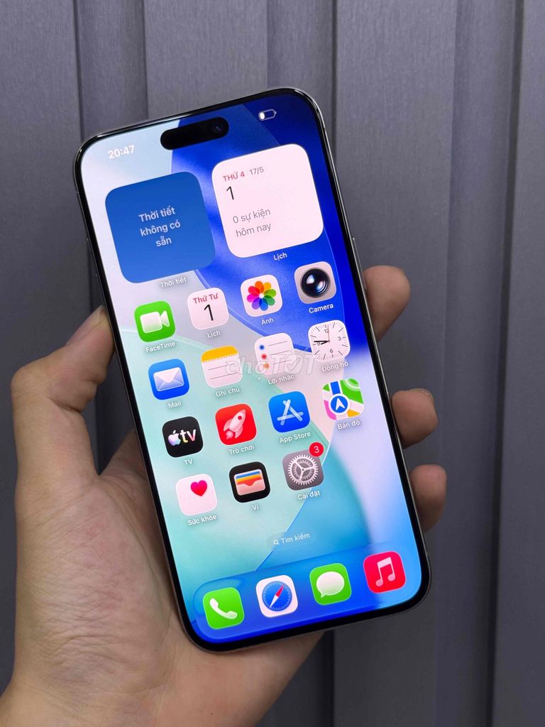 Thanh lí iPhone 15 Pro Max 256GB Titan màn oled. Mua bán Điện thoại tại Quận Ninh Kiều Cần Thơ được đăng bởi Cường Thịnh store hình 1