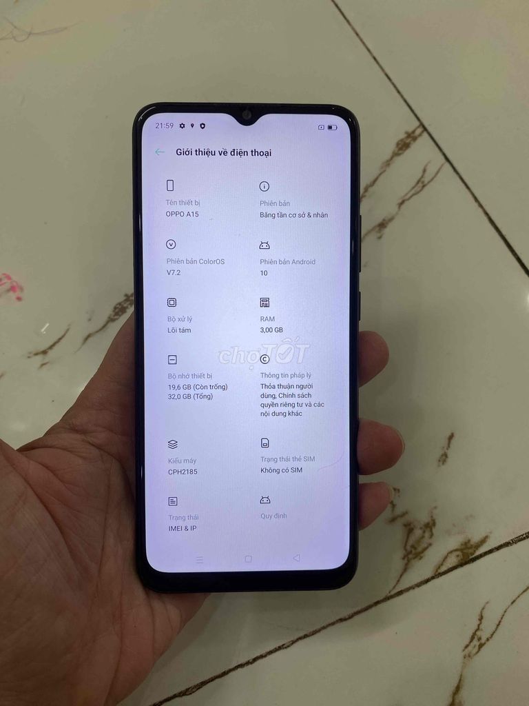 Bán Oppo A15 zin cũ. Mua bán Điện thoại tại Quận Hà Đông Hà Nội được đăng bởi Mạnh Mobile hình 1