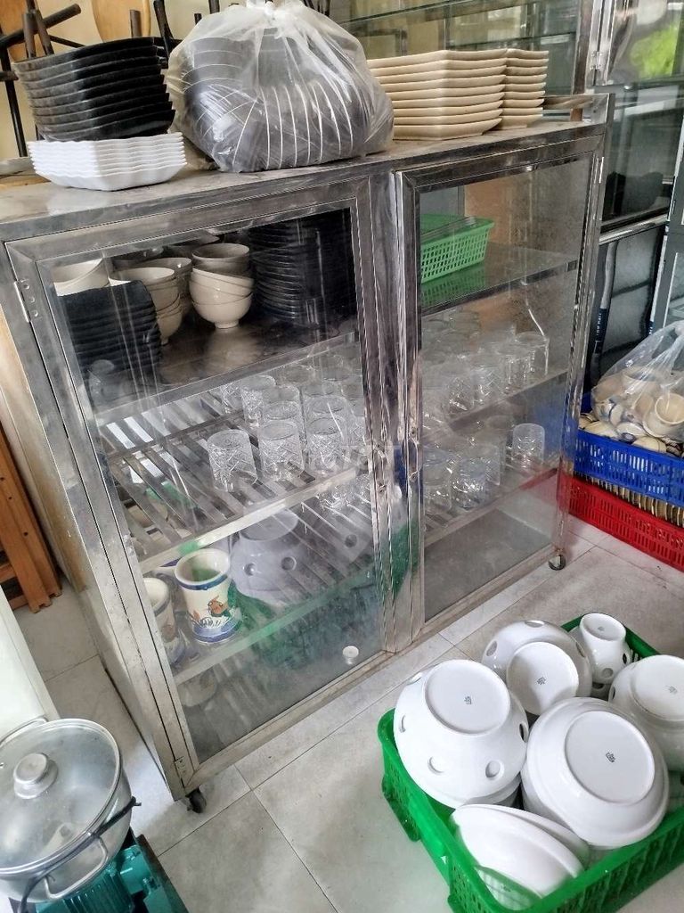 Tủ chén Inox Bạc Diệt khuẩn. Mua bán Nội thất, đồ gia dụng khác tại Quận Tân Bình Tp Hồ Chí Minh được đăng bởi Hương Nhài hình 1