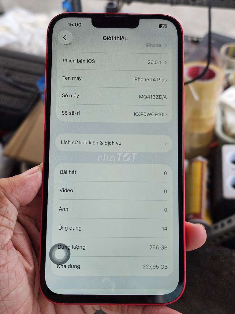 iPhone 14 Plus 256GB LLA mỹ lướt web treo game . Mua bán Điện thoại tại Quận 8 Tp Hồ Chí Minh được đăng bởi Thiên Hòa mobile  hình 1