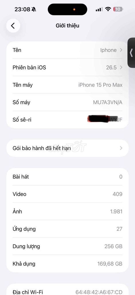 Apple iPhone 15 Pro Max 256GB 89%. Mua bán Điện thoại tại Huyện Quốc Oai Hà Nội được đăng bởi nguyễn danh thịnh hình 1