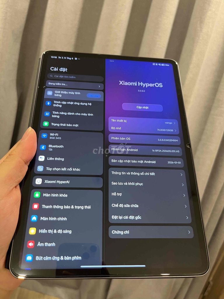 Xiaomi Pad 7 8GB/128GB Xám. Mua bán Máy tính bảng tại Thành phố Thủ Đức Tp Hồ Chí Minh được đăng bởi Nguyễn Đình Quang hình 1