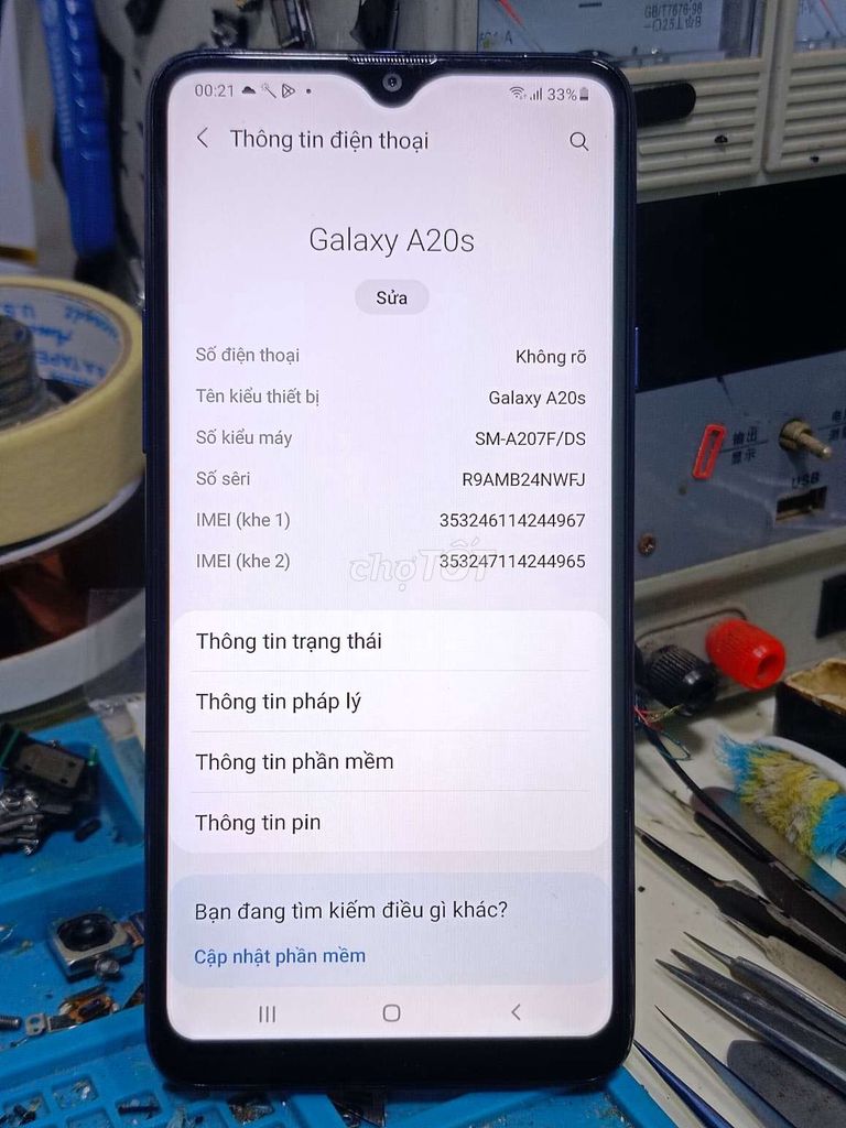 Samsung Galaxy A02s Ram 4GB . 64GB Xanh dương