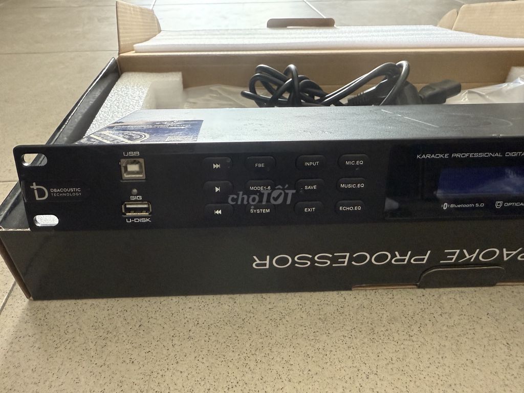 Vang số DBACOUSTIC D500P Đen Đã sử dụng. Mua bán Tivi, Âm thanh tại Quận Sơn Trà Đà Nẵng được đăng bởi cường audio hình 1