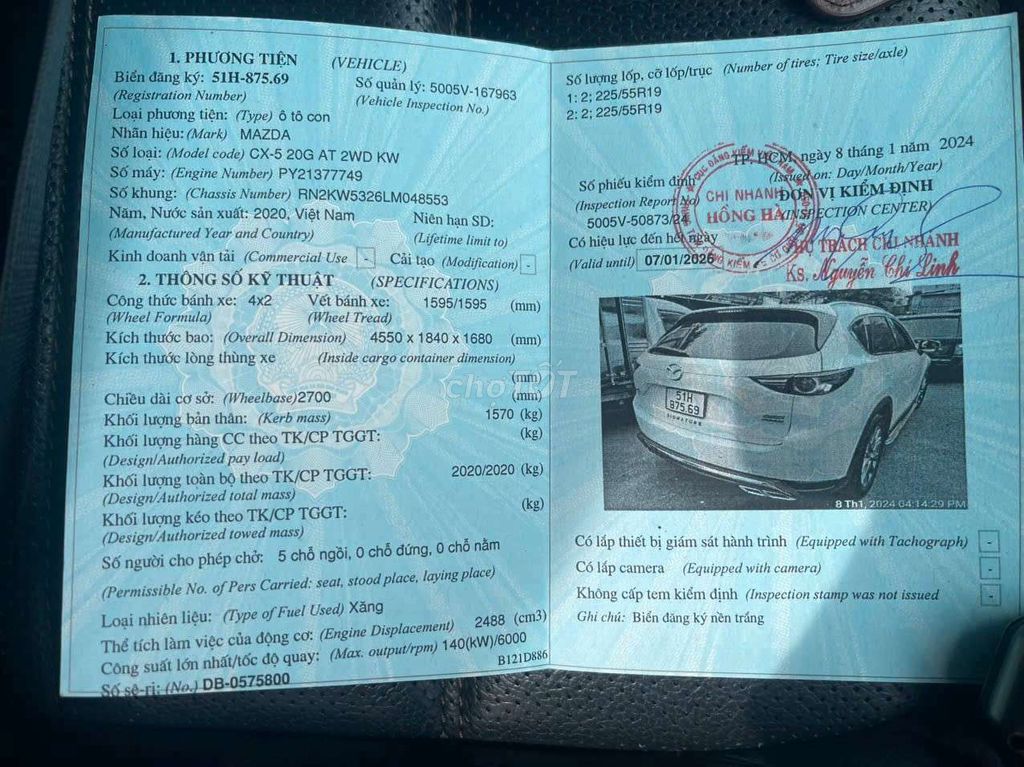 2020 2.5 Signature Premium 2WD - 43000 km. Mua bán Ô tô tại Quận Tân Bình Tp Hồ Chí Minh được đăng bởi Lâm Tấn Lộc hình 1