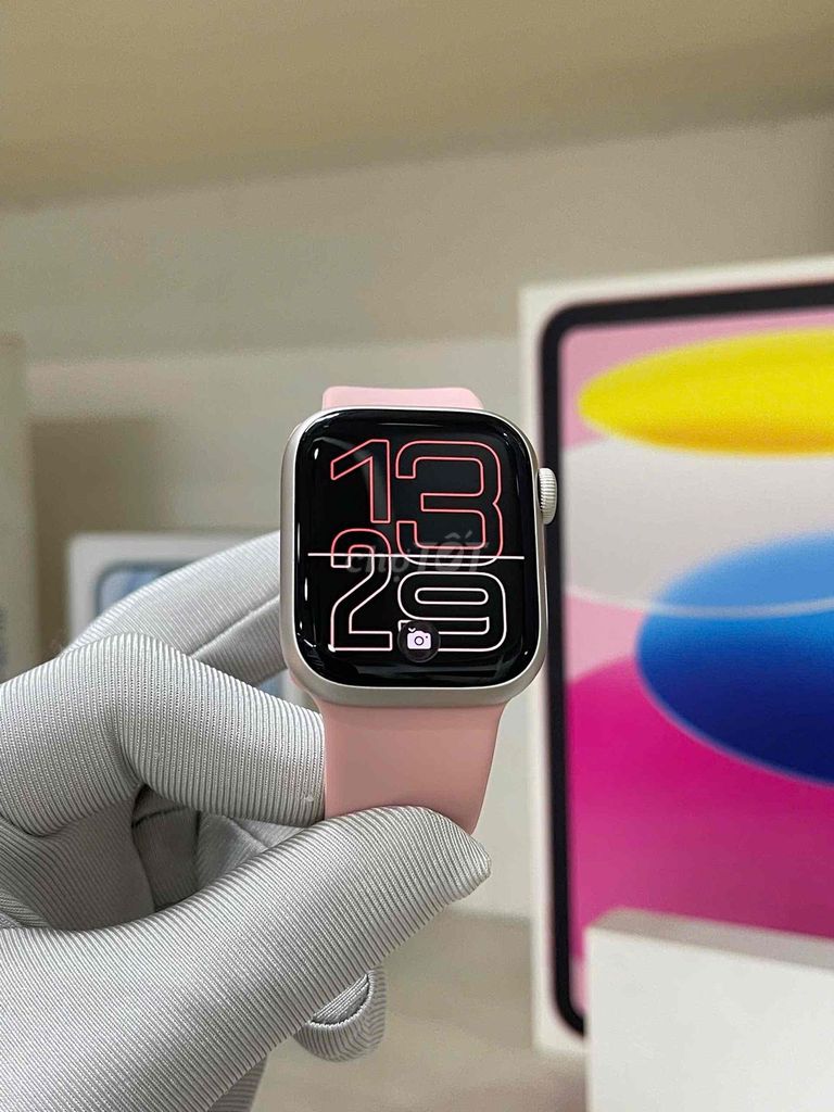Apple Watch Series 7 GPS 41mm Starlight 100%. Mua bán Thiết bị đeo thông minh tại Quận Nam Từ Liêm Hà Nội được đăng bởi Hoàng Anh Dũng hình 1