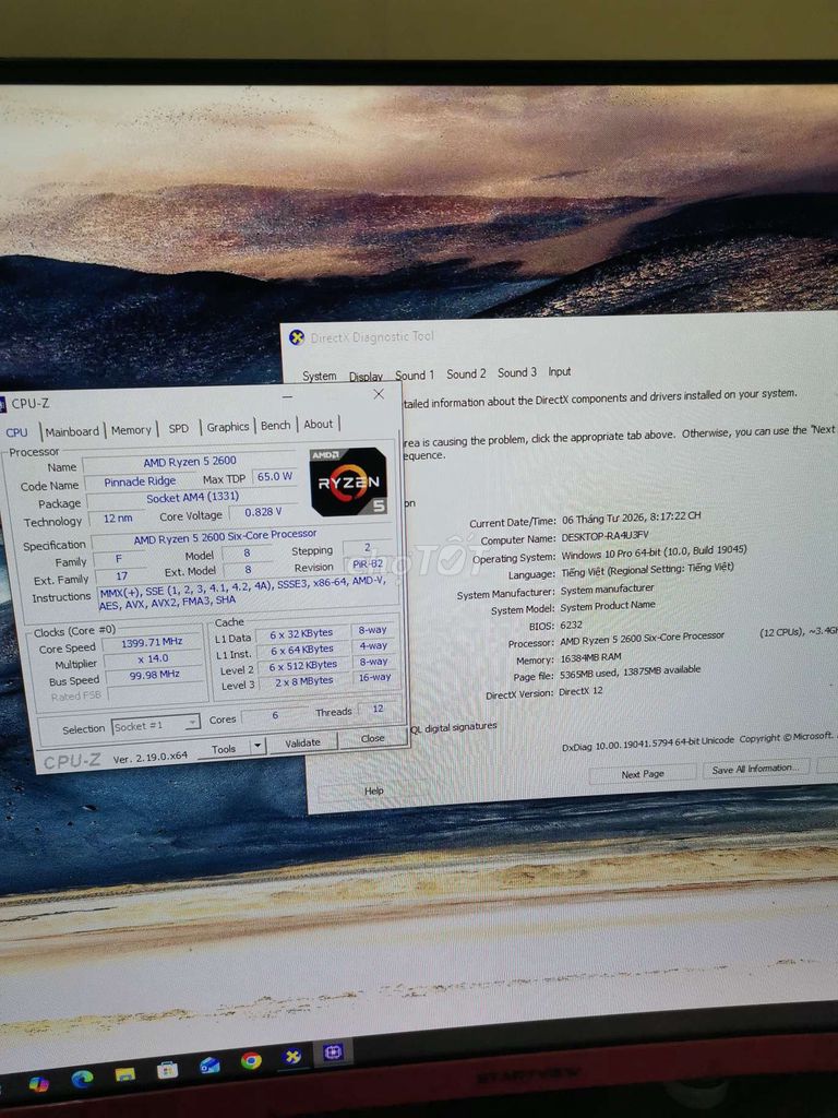 AMD Ryzen 5 2600 16GB/256GB 27 inch. Mua bán Máy tính để bàn tại Quận Cầu Giấy Hà Nội được đăng bởi vũ hình 1