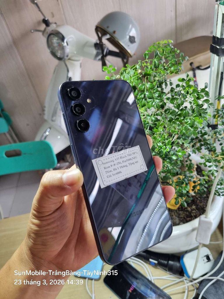 Samsung A15 R8+8+256G Pin5000 NFc 2sim. Mua bán Điện thoại tại Huyện Trảng Bàng Tây Ninh được đăng bởi Sun Mobile Shop Điện Thoại Trảng Bàng Tây Ninh 01 hình 1