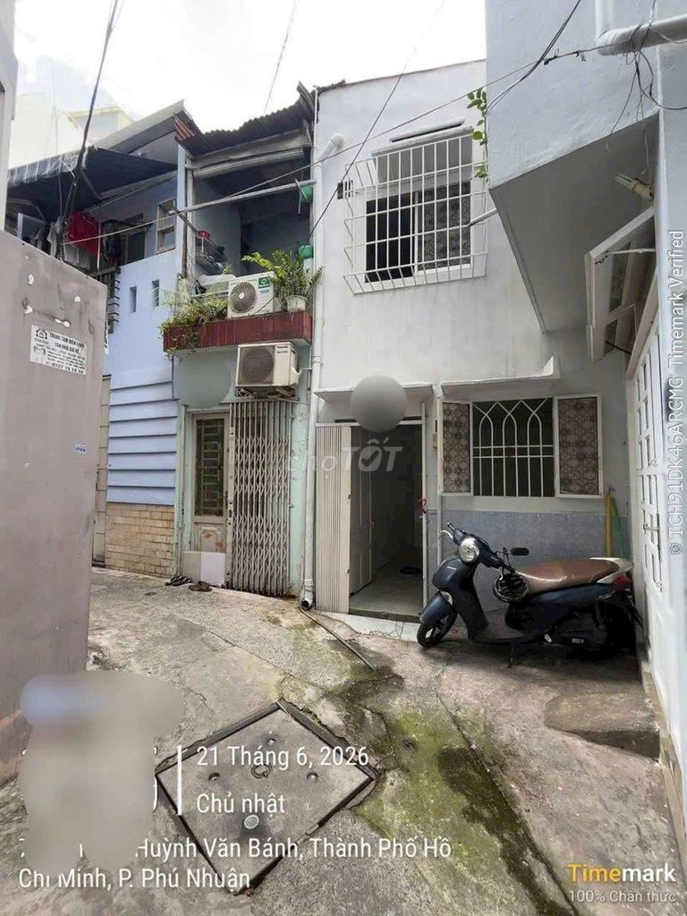 Bán nhà Huỳnh Văn Bánh Phú Nhuận hẻm ba gác sát Mặt Tiền