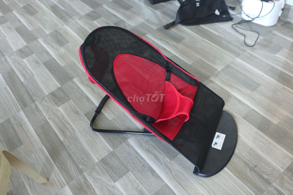 Ghế bật Vải lưới Kim loại Đỏ Đen. Mua bán Nội thất, đồ gia dụng khác tại Huyện Nam Trực Nam Định được đăng bởi Chung Nguyen hình 1