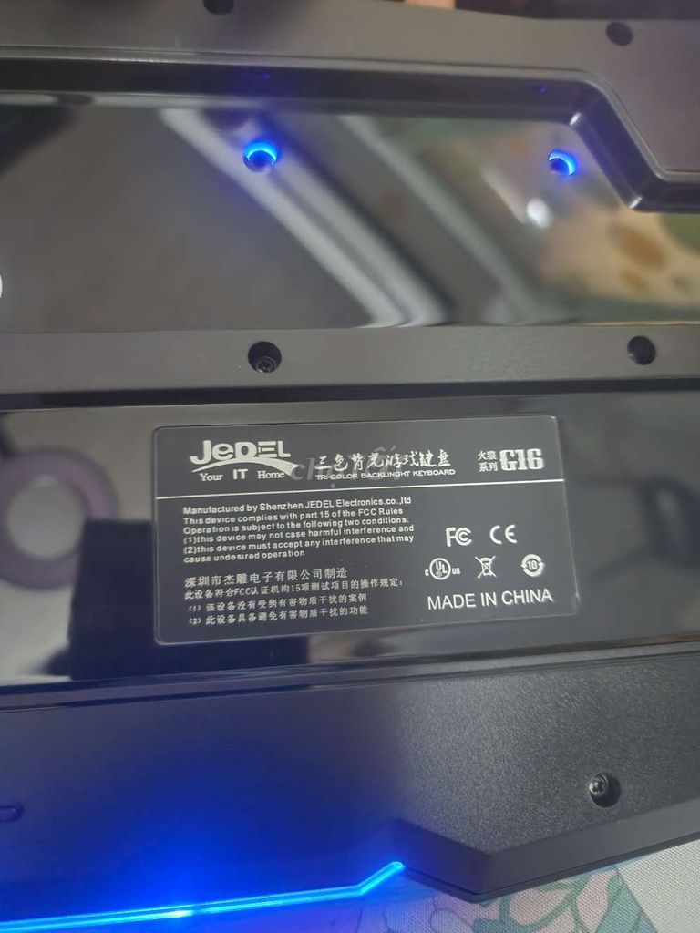 Bàn phím chơi game Jedel G16 Đen. Mua bán Phụ kiện (Màn hình, Chuột...) tại Quận 1 Tp Hồ Chí Minh được đăng bởi mỹ Tuyết hình 4