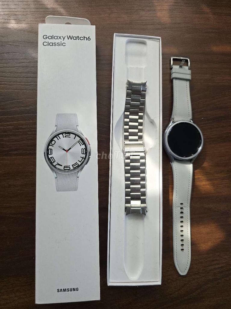 Samsung Galaxy Watch6 Classic Bạc. Mua bán Thiết bị đeo thông minh tại Huyện Củ Chi Tp Hồ Chí Minh được đăng bởi Trần Trọng Hữu hình 1