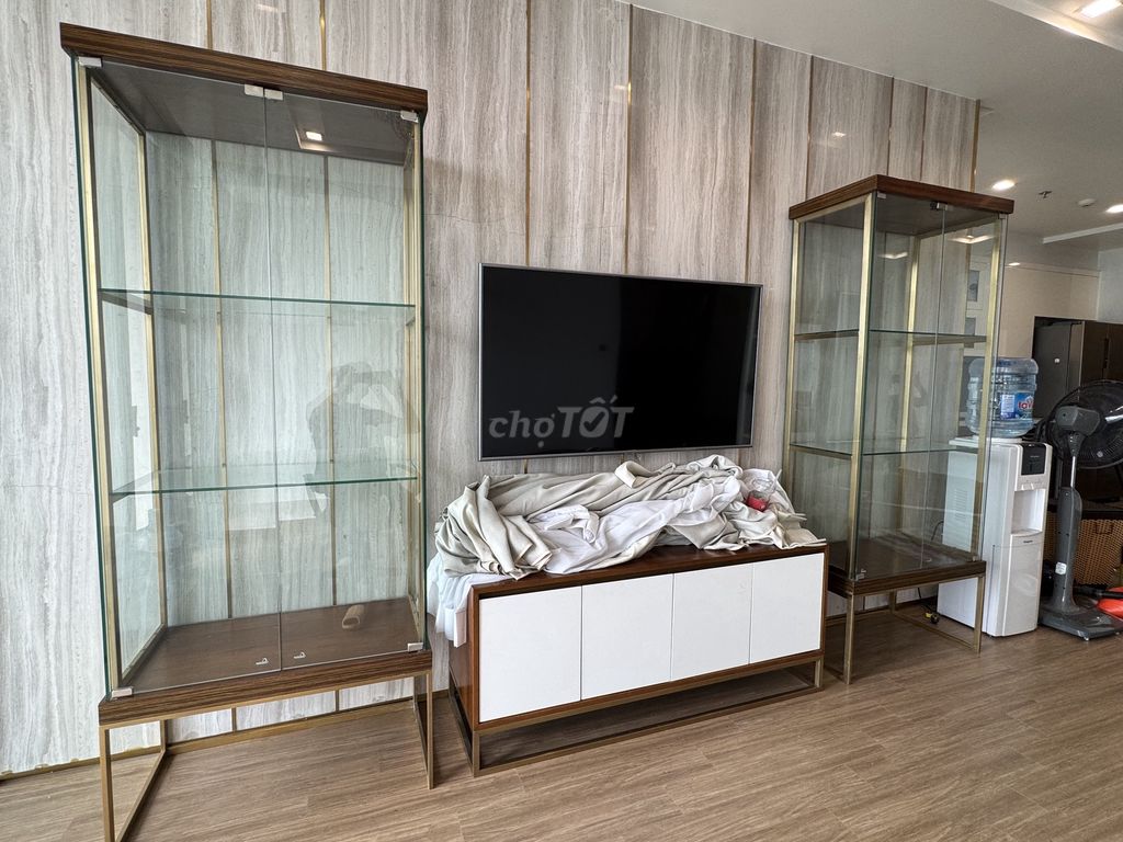 Kệ tivi gỗ kính kim loại. Mua bán Tủ, kệ gia đình tại Quận Ba Đình Hà Nội được đăng bởi Lorrento Dang hình 1