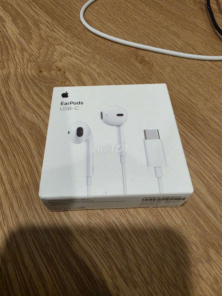 Tai nghe Apple EarPods USB-C Trắng. Mua bán Tivi, Âm thanh tại Thành phố Vũng Tàu Bà Rịa - Vũng Tàu được đăng bởi Jay hình 1