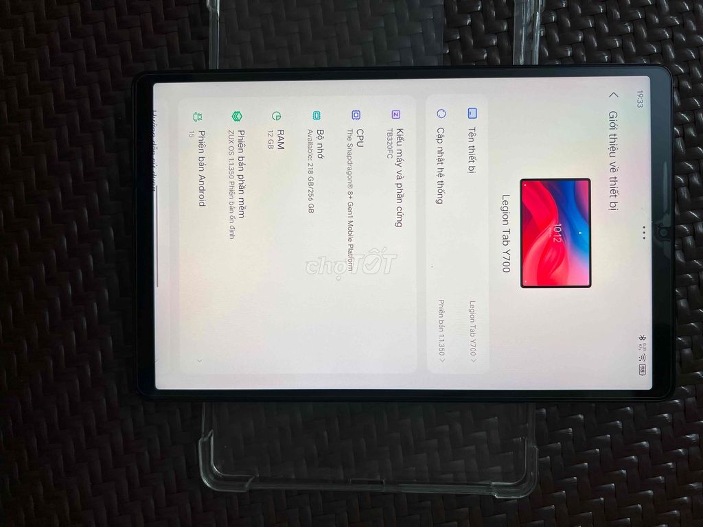 Lenovo Legion Y700 2023 12GB/256GB. Mua bán Máy tính bảng tại Huyện Quỳnh Phụ Thái Bình được đăng bởi Nguyễn Sang hình 1