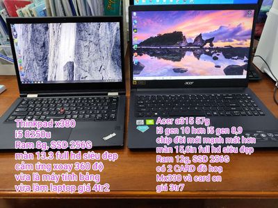 Thinkpad x380 xoay gập 360 cảm ứng √ Acer_a315. Mua bán Laptop tại Thành phố Cà Mau Cà Mau được đăng bởi xanhCM