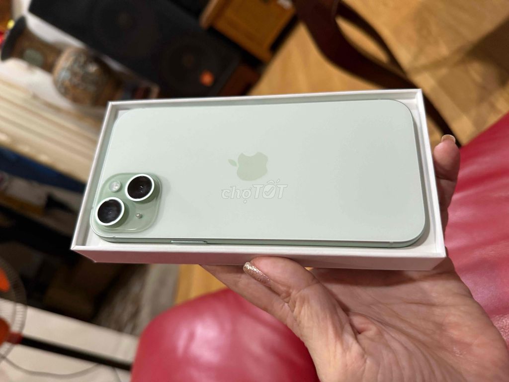 iPhone 15 Plus 128g Green vn/a sạc 18 lần /12/25