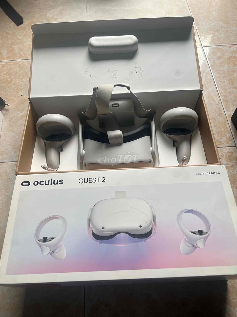 Kính thực tế ảo Oculus Quest 2 128GB Trắng. Mua bán Thiết bị đeo thông minh tại Quận 8 Tp Hồ Chí Minh được đăng bởi Huỳnh Ngọc Thái  hình 1