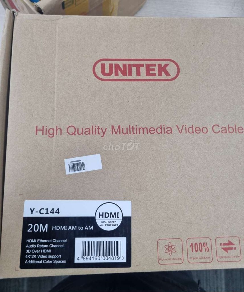 Cáp HDMI Unitek Y-C144 20M. Mua bán Phụ kiện (Màn hình, Chuột...) tại Quận Hai Bà Trưng Hà Nội được đăng bởi Ngo Manh Tuan hình 1