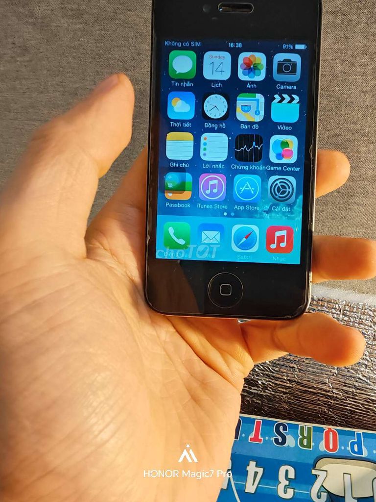 Apple iPhone 4 8GB Đen Đã sử dụng. Mua bán Điện thoại tại Quận Long Biên Hà Nội được đăng bởi Đức Thọ hình 1