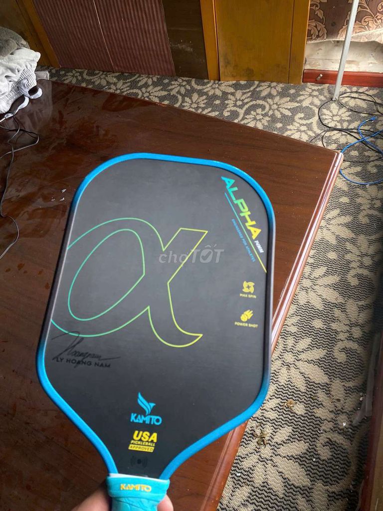 Vợt Pickleball Kamito Alpha 14mm Đen xanh. Mua bán Đồ thể thao, Dã ngoại tại Thành phố Đà Lạt Lâm Đồng được đăng bởi Chi Nguyen hình 1
