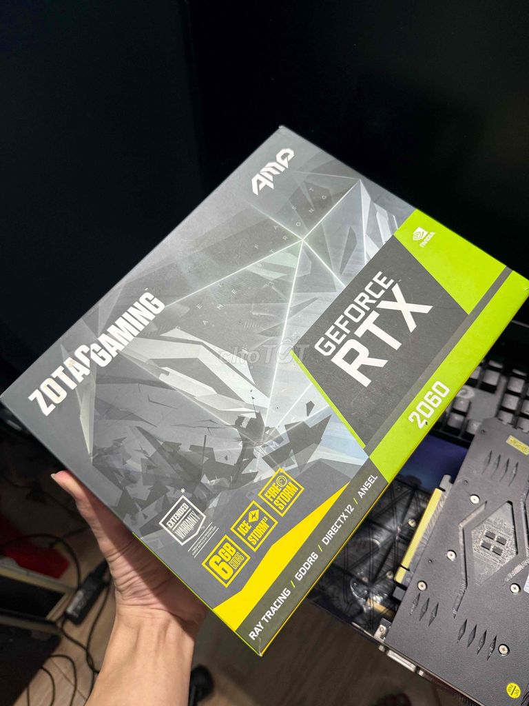 Vga zotac amp RTX 2060 6GB. Mua bán Linh kiện (RAM, Card...) tại Huyện Bình Sơn Quảng Ngãi được đăng bởi MARK STORE hình 1