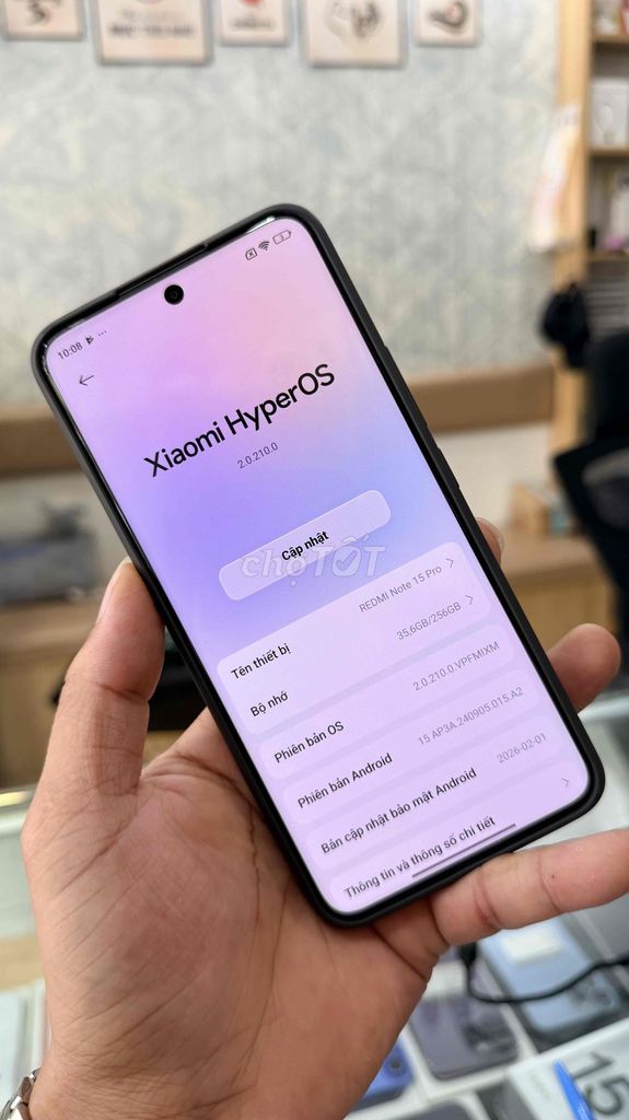 Xiaomi Redmi Note 15 Pro 8GB/256GB Vàng hồng. Mua bán Điện thoại tại Quận Bình Thạnh Tp Hồ Chí Minh được đăng bởi Phan Luận hình 1