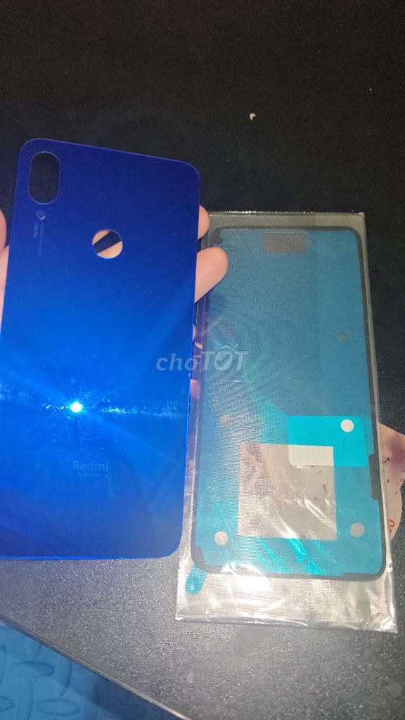 Nắp lưng Xiaomi Redmi Note 7 Xanh Linh kiện. Mua bán Phụ kiện (Màn hình, Chuột...) tại Huyện Yên Phong Bắc Ninh được đăng bởi Loa Cũ Speaker hình 1