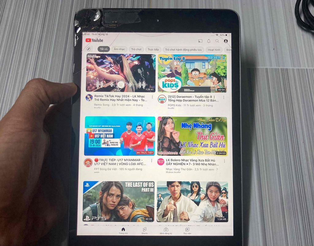Ipad mini 2 32GB bản 4G bể kính full chức năng. Mua bán Máy tính bảng tại Quận 11 Tp Hồ Chí Minh được đăng bởi CQH hình 1