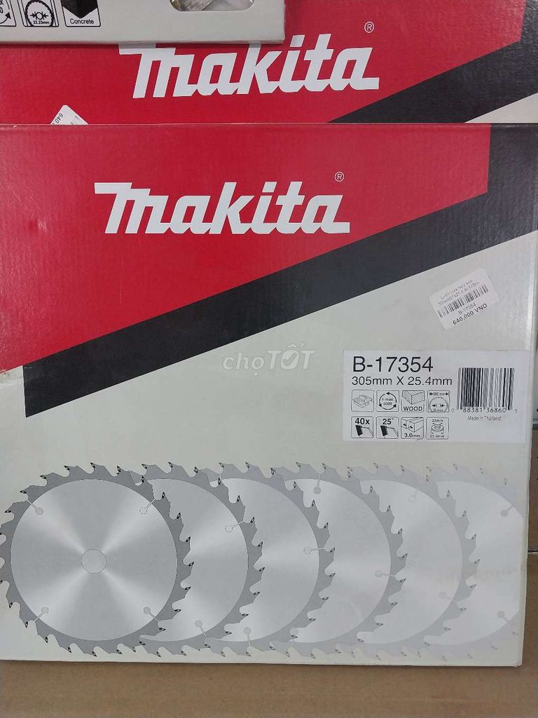 Lưỡi cưa hợp kim Makita B-17354. Mua bán Đồ chuyên dụng, Giống nuôi trồng tại Huyện Châu Thành Hậu Giang được đăng bởi DUY BEL TRẦN hình 1