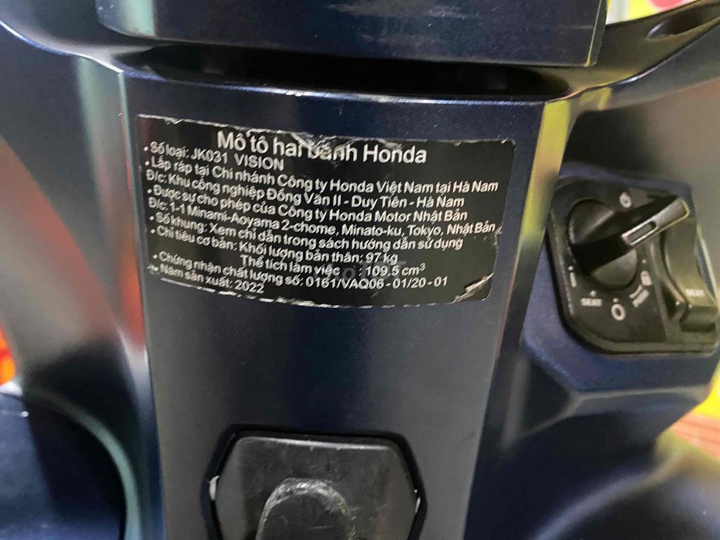 Cầm đồ thanh lý Vison 2022. Mua bán Xe máy tại Huyện Hóc Môn Tp Hồ Chí Minh được đăng bởi Nguyễn Văn Trường hình 4
