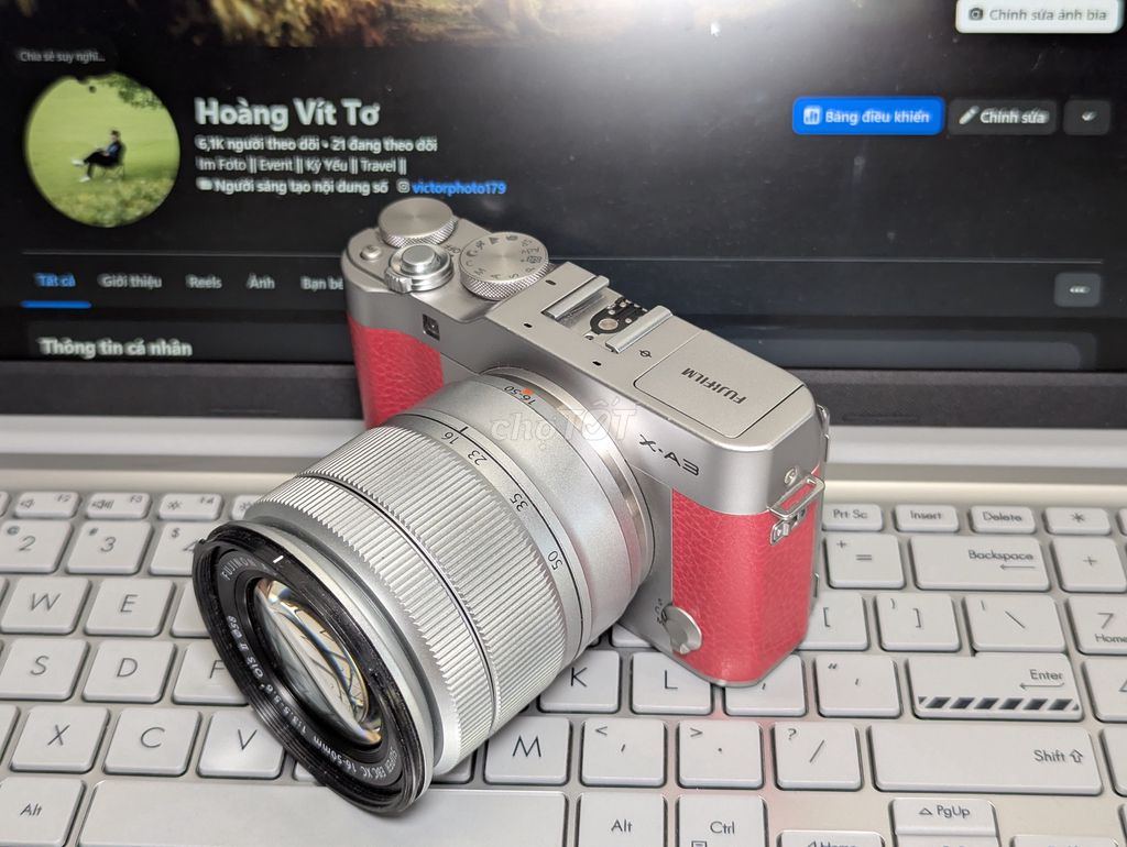 Máy ảnh Fujifilm X-A3 kèm lens. Mua bán Máy ảnh, Máy quay tại Thành phố Nha Trang Khánh Hòa được đăng bởi Hoàng XT30 hình 1