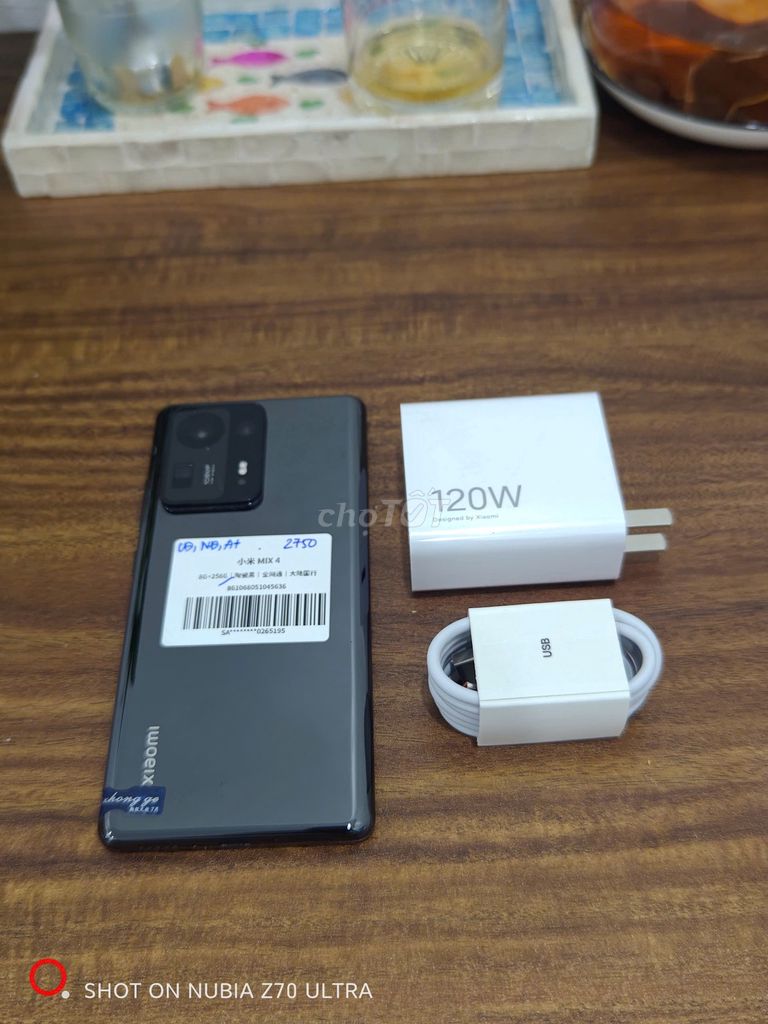 Xiaomi Mix 4 8/256 Đen sạc 120w có ship COD. Mua bán Điện thoại tại Quận Ba Đình Hà Nội được đăng bởi Android Top hình 1