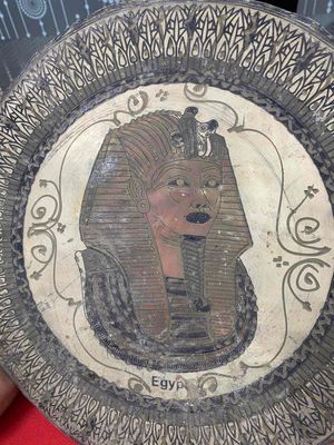 Đĩa tranh treo đồng xưa pharaong