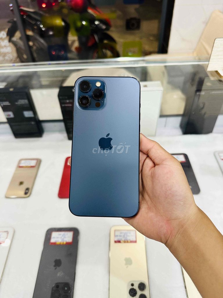 Apple iPhone 12 Pro Max 128GB Xanh Đã qua sử dụng. Mua bán Điện thoại tại Thị xã Phú Mỹ Bà Rịa - Vũng Tàu được đăng bởi Bi Táo hình 1