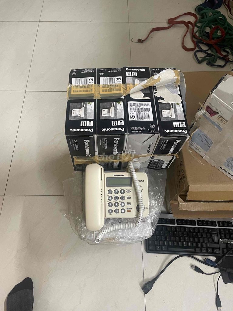 Điện thoại bàn Panasonic KX-TS580MX Trắng Mới. Mua bán Điện thoại tại Huyện Thanh Trì Hà Nội được đăng bởi Mr Tung hình 1