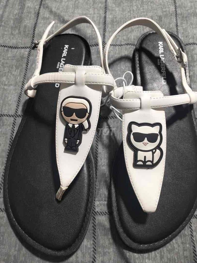 Dép xỏ ngón Karl Lagerfeld Nữ 35.5 Mới 99%. Mua bán Giày dép tại Quận Ninh Kiều Cần Thơ được đăng bởi co la  hình 1