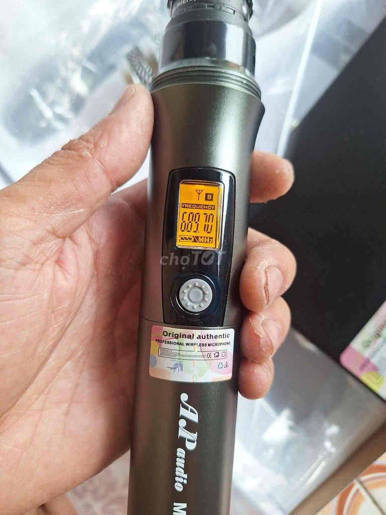 Micro không dây AP audio M8 Xám Mới. Mua bán Tivi, Âm thanh tại Thành phố Biên Hòa Đồng Nai được đăng bởi Gia Bảo hình 1