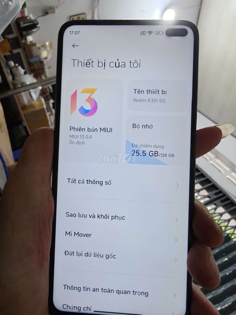 Xiaomi Redmi K30i game , grap. Mua bán Điện thoại tại Thành phố Bến Tre Bến Tre được đăng bởi Từ Tuấn Bến Tre hình 1