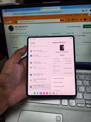 SAMSUNG Z FOLD 3 12GB.256GB SNAP 888 2 SIM VN ZIN