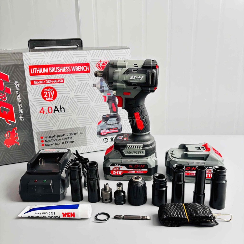 Máy siết bu lông D&H BL450. Mua bán Đồ chuyên dụng, Giống nuôi trồng tại Huyện Hoài Đức Hà Nội được đăng bởi tiểu bảo hình 1
