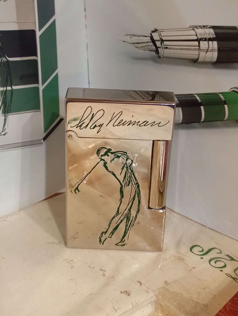 Bật lửa S.T. Dupont Leroy Neiman Golf 2003. Mua bán Đồ sưu tầm, đồ cổ tại Quận 1 Tp Hồ Chí Minh được đăng bởi Phú Đồ Cổ hình 1
